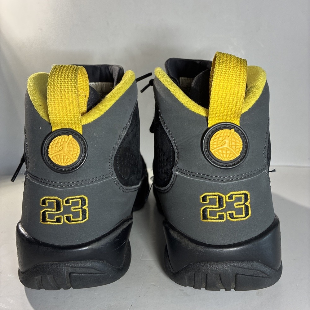 Nike Air Jordan 9 Retro Dark Charcoal Shoes Black Mens Size 9 CT8019-070 - Picture 7 of 11